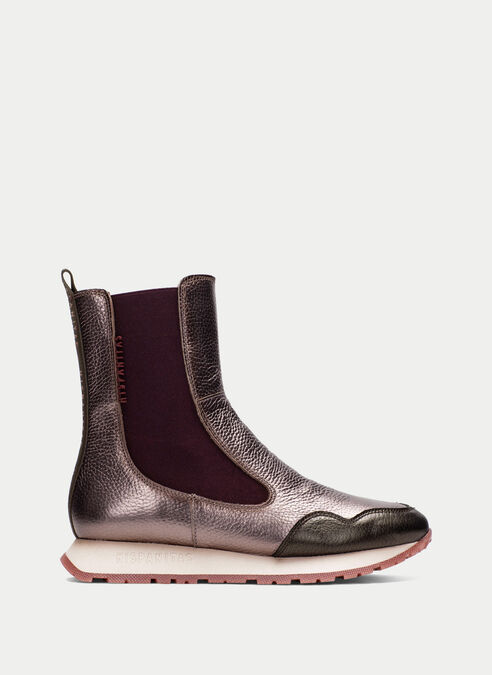 botin sport kansas taupe-metalizado