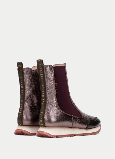 botin sport kansas taupe-metalizado