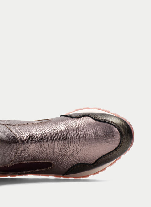 botin sport kansas taupe-metalizado