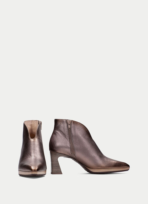 botin atlanta metal-taupe