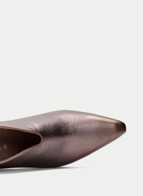 botin atlanta metal-taupe