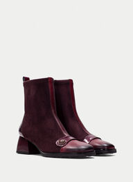 zapatos botin marsella vino - hispanitas
