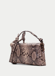 borse clutch  python-taupe - hispanitas