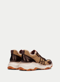 zapatos deportivos nepal avellana-biscuit - hispanitas