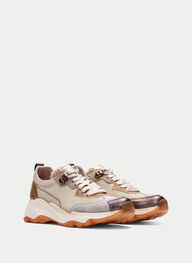 zapatos deportivos nepal crema-biscuit - hispanitas