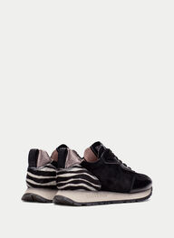 zapatos deportivos kansas negro-cebra - hispanitas