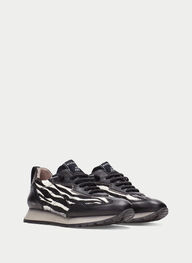 zapatos deportivos kansas negro-cebra - hispanitas