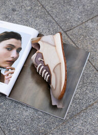 zapatos deportivos kansas taupe-gris - hispanitas