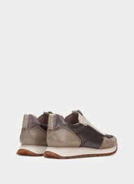 zapatos deportivos kansas taupe - hispanitas