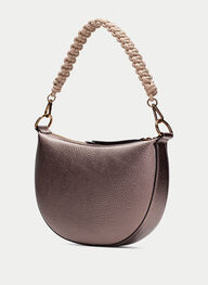 bolsos hobo  taupe-metalizado - hispanitas