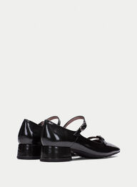 zapatos mary jane oporto antracita - hispanitas