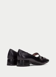 zapatos mary jane oporto negro-antracita - hispanitas