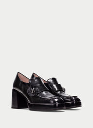 zapatos mocasin tokio antracita - hispanitas