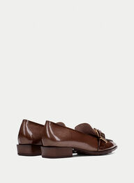 zapatos mocasin turin avellana - hispanitas