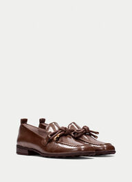 zapatos mocasin genova avellana - hispanitas