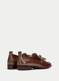 zapatos mocasin genova avellana - hispanitas