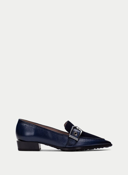 mocasin turin bleu