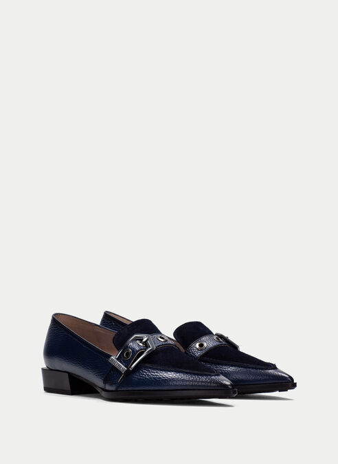 mocasin turin bleu