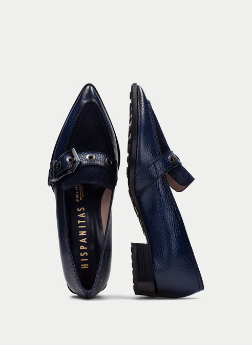 mocasin turin bleu