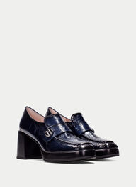 zapatos mocasin tokio azul - hispanitas