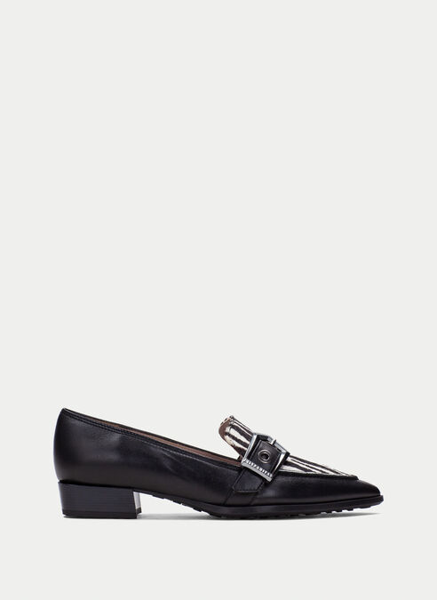 mocasin turin noir-zebre
