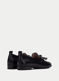 zapatos mocasin genova negro - hispanitas