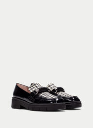 zapatos mocasin hamburgo negro - hispanitas