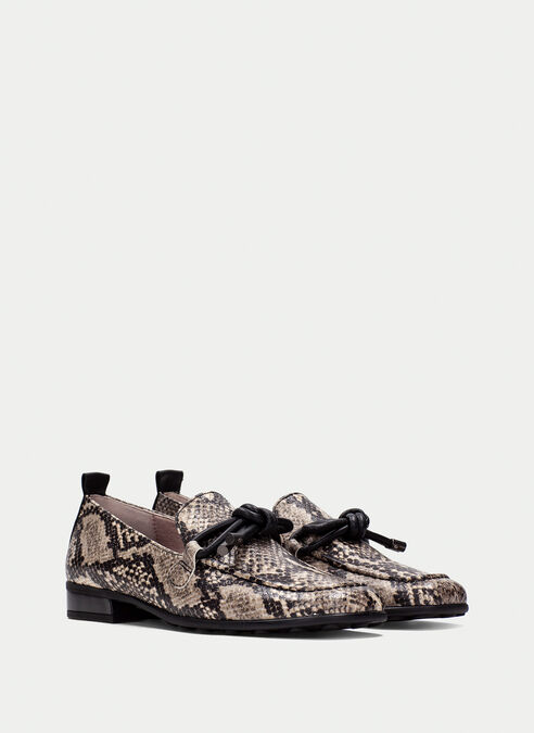 mocasin genova python-taupe
