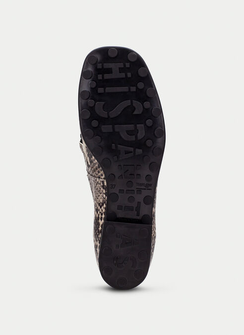 mocasin genova python-taupe