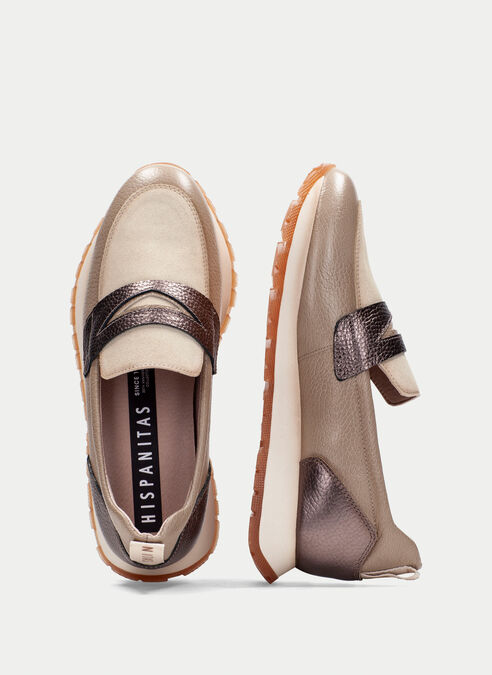 mocasín sport kansas creme-taupe