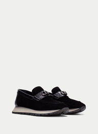 zapatos mocasín sport kansas negro - hispanitas