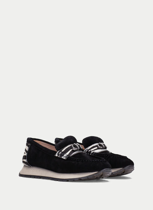 mocasín sport kansas noir-zebre
