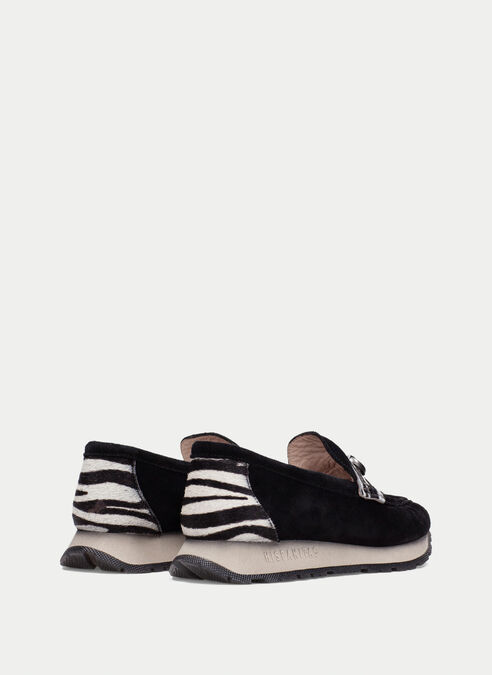 mocasín sport kansas noir-zebre