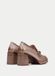 zapatos mocasin tokio taupe - hispanitas