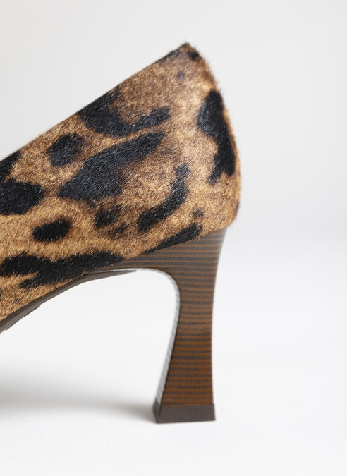 décolleté giorgia leopardo-camel-nero