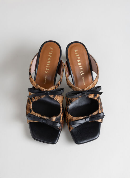 sandalia tacón rosa leopardo-camel-negro