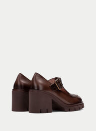 zapatos t-strap zurich avellana - hispanitas