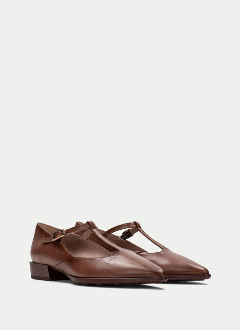 t-strap turin hazelnut