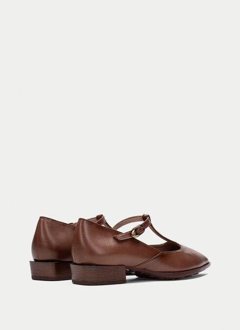 t-strap turin hazelnut