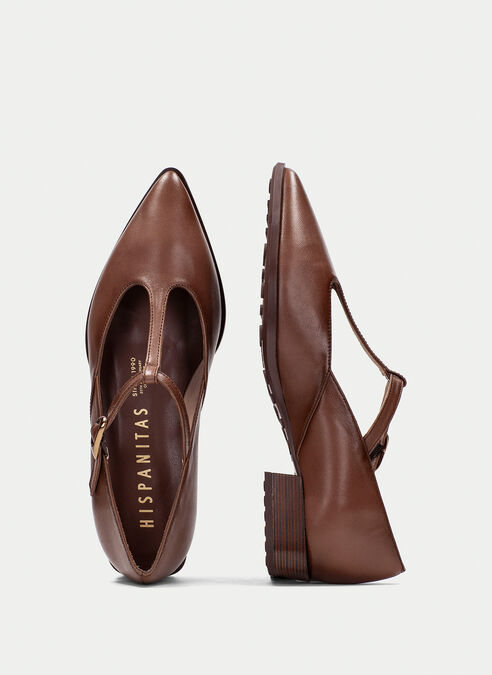 t-strap turin hazelnut