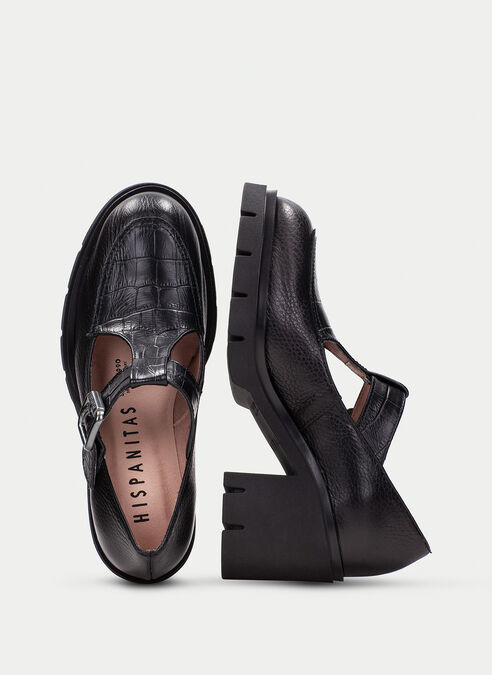 t-strap zurich noir
