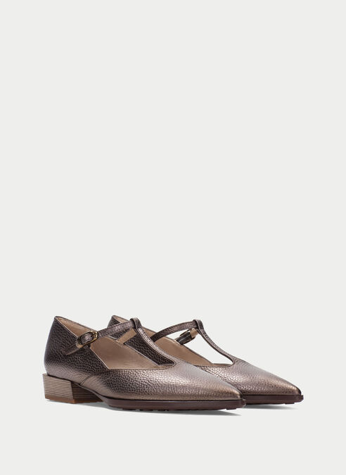 t-strap turin metal-taupe