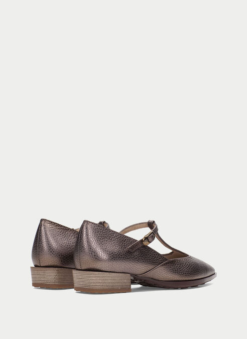 t-strap turin metal-taupe