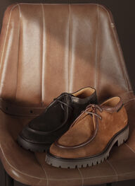 zapatos wallabee  marrón - hispanitas