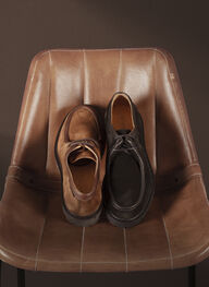 zapatos wallabee  negro - hispanitas