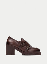 chaussures chaussures-à-boucles zurich hazelnut - hispanitas