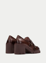 chaussures chaussures-à-boucles zurich hazelnut - hispanitas