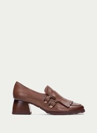 chaussures chaussures-à-boucles marsella hazelnut - hispanitas