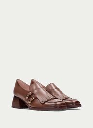 chaussures chaussures-à-boucles marsella hazelnut - hispanitas