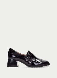 chaussures chaussures-à-boucles marsella noir - hispanitas